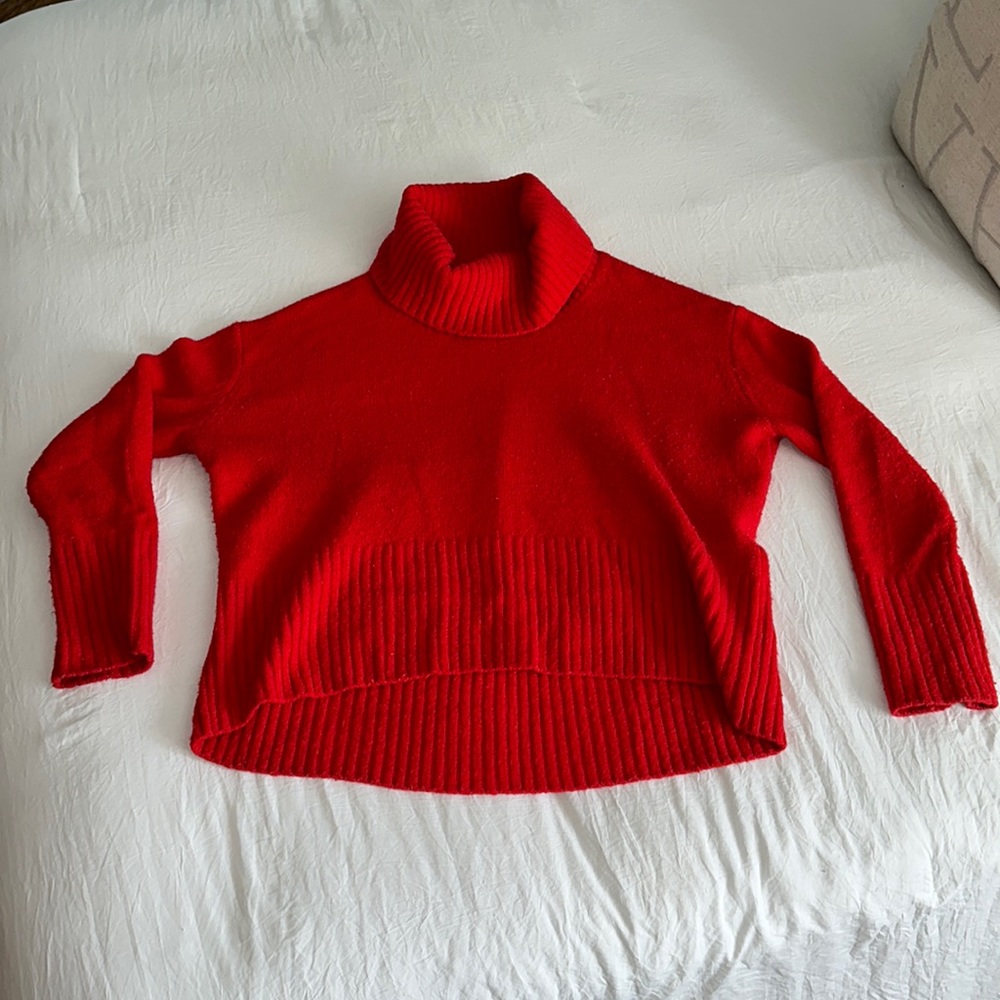 Rachel Zoe Red Turtleneck Sweater